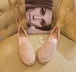 Women's Tan Espadrille Flats